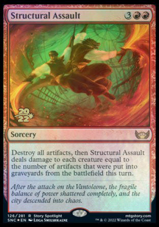 Structural Assault [Streets of New Capenna Prerelease Promos] | Pegasus Games WI