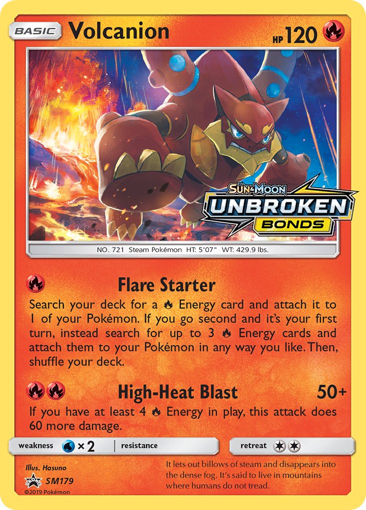 Volcanion (SM179) [Sun & Moon: Black Star Promos] | Pegasus Games WI