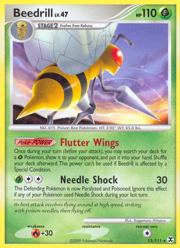 Beedrill (15/111) [Platinum: Rising Rivals] | Pegasus Games WI