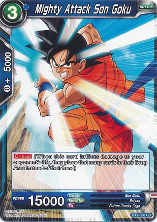 Mighty Attack Son Goku (BT2-038) [Union Force] | Pegasus Games WI