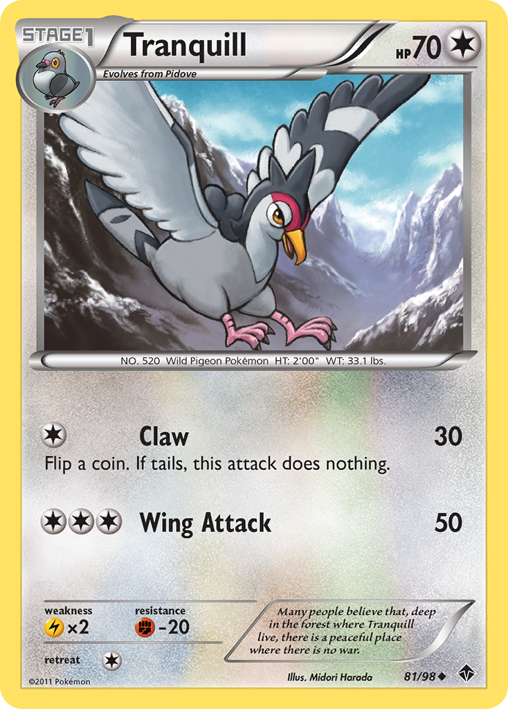 Tranquill (81/98) [Black & White: Emerging Powers] | Pegasus Games WI