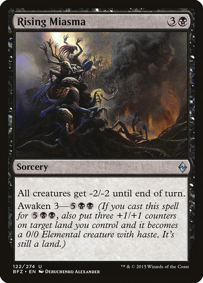 Rising Miasma [Battle for Zendikar] | Pegasus Games WI