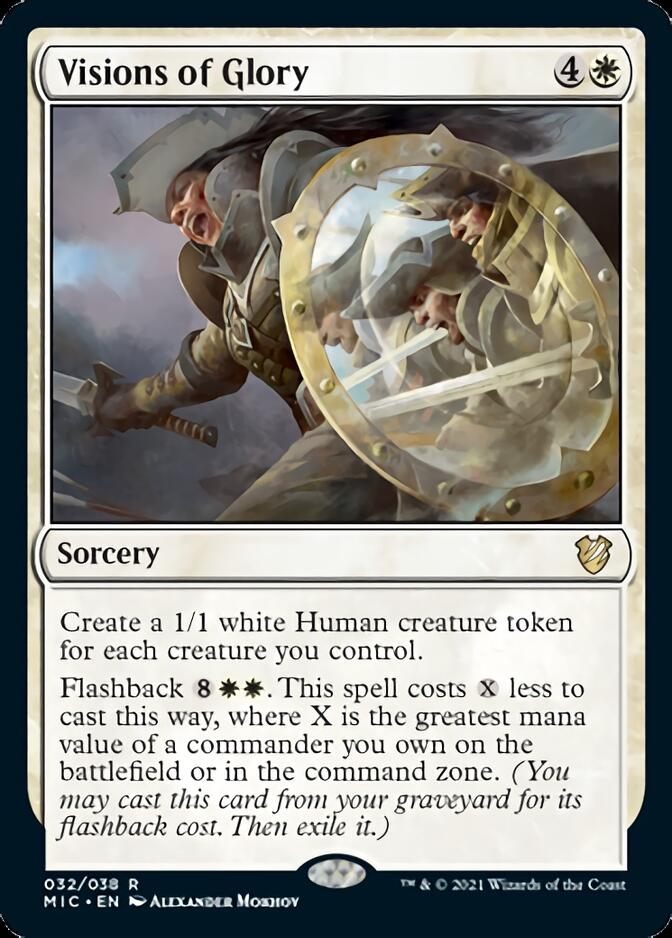 Visions of Glory [Innistrad: Midnight Hunt Commander] | Pegasus Games WI