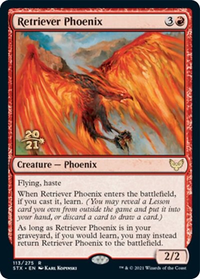 Retriever Phoenix [Strixhaven: School of Mages Prerelease Promos] | Pegasus Games WI