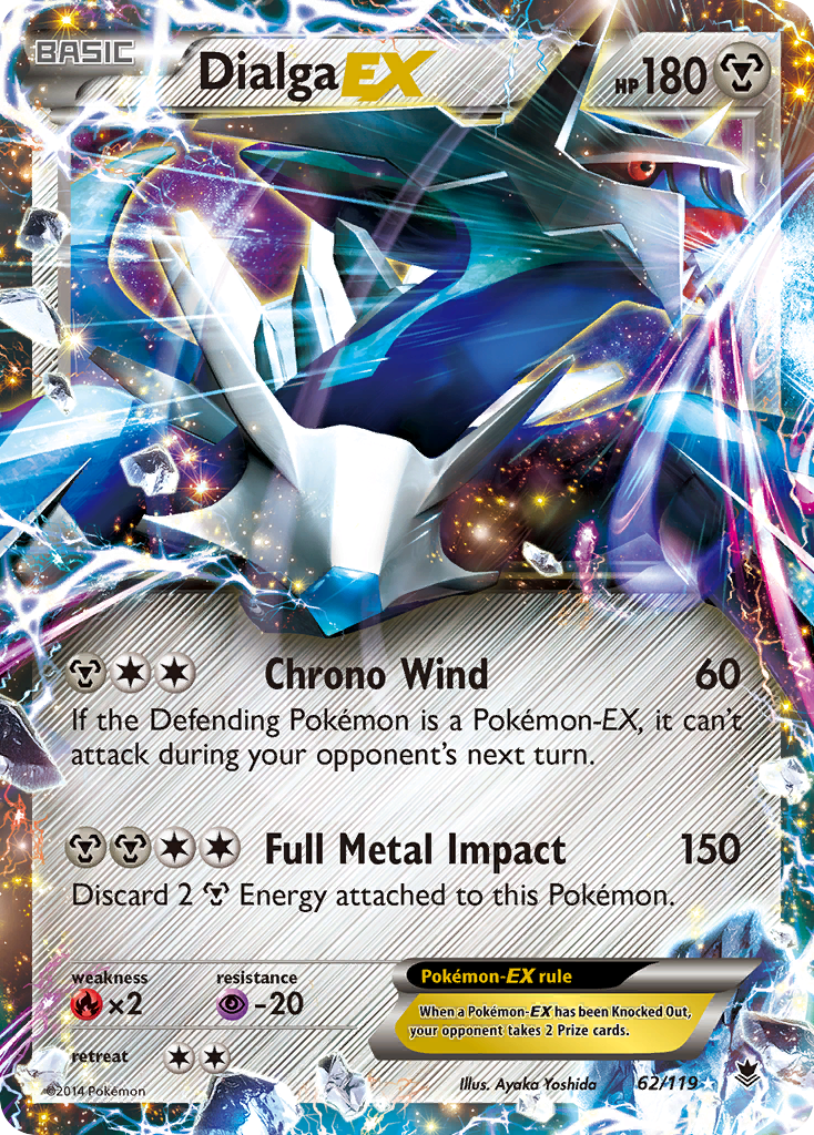 Dialga EX (62/119) [XY: Phantom Forces] | Pegasus Games WI