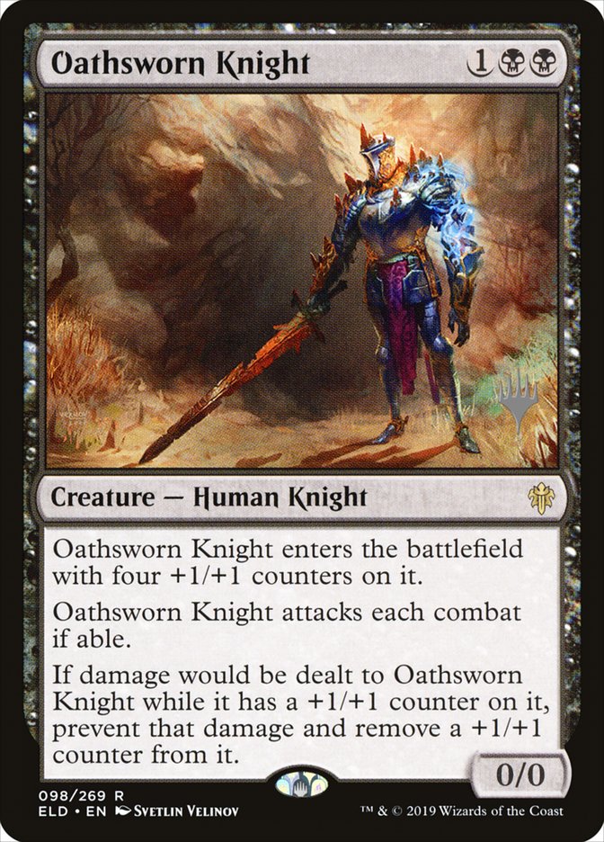 Oathsworn Knight (Promo Pack) [Throne of Eldraine Promos] | Pegasus Games WI