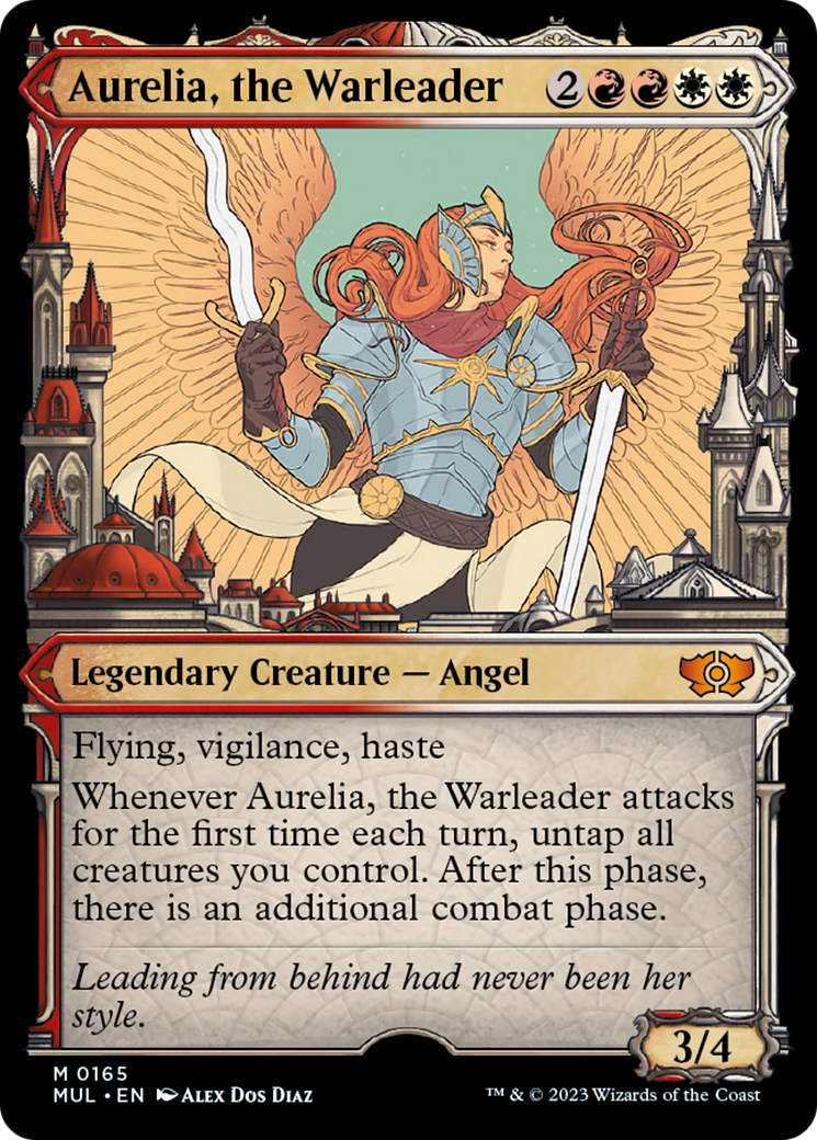 Aurelia, the Warleader (Halo Foil) [Multiverse Legends] | Pegasus Games WI