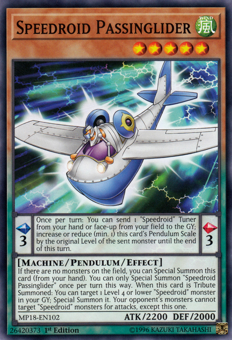 Speedroid Passinglider [MP18-EN102] Common | Pegasus Games WI