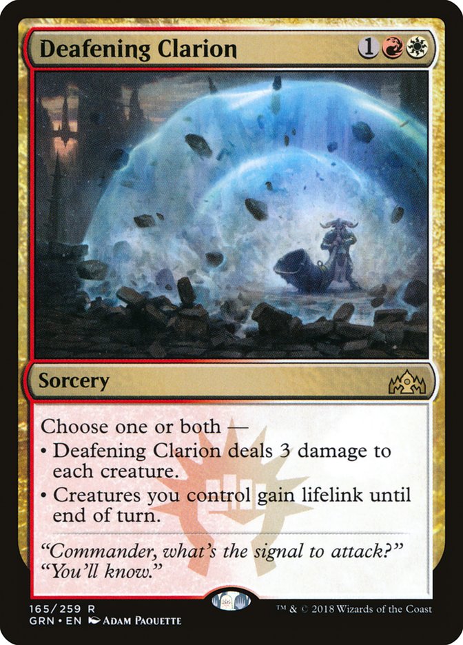 Deafening Clarion [Guilds of Ravnica] | Pegasus Games WI