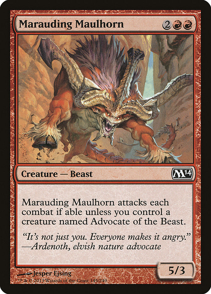 Marauding Maulhorn [Magic 2014] | Pegasus Games WI