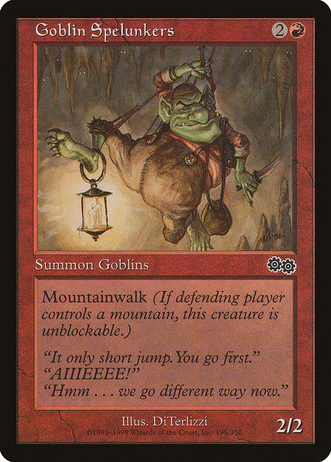 Goblin Spelunkers [Urza's Saga] | Pegasus Games WI