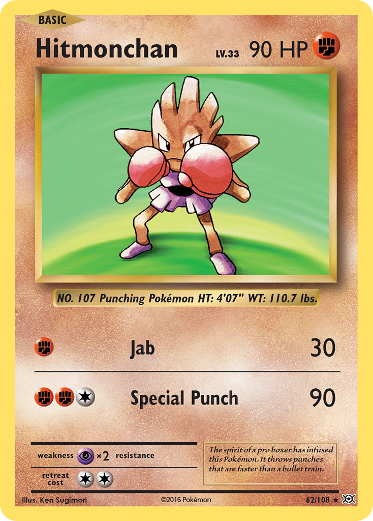 Hitmonchan (62/108) [XY: Evolutions] | Pegasus Games WI