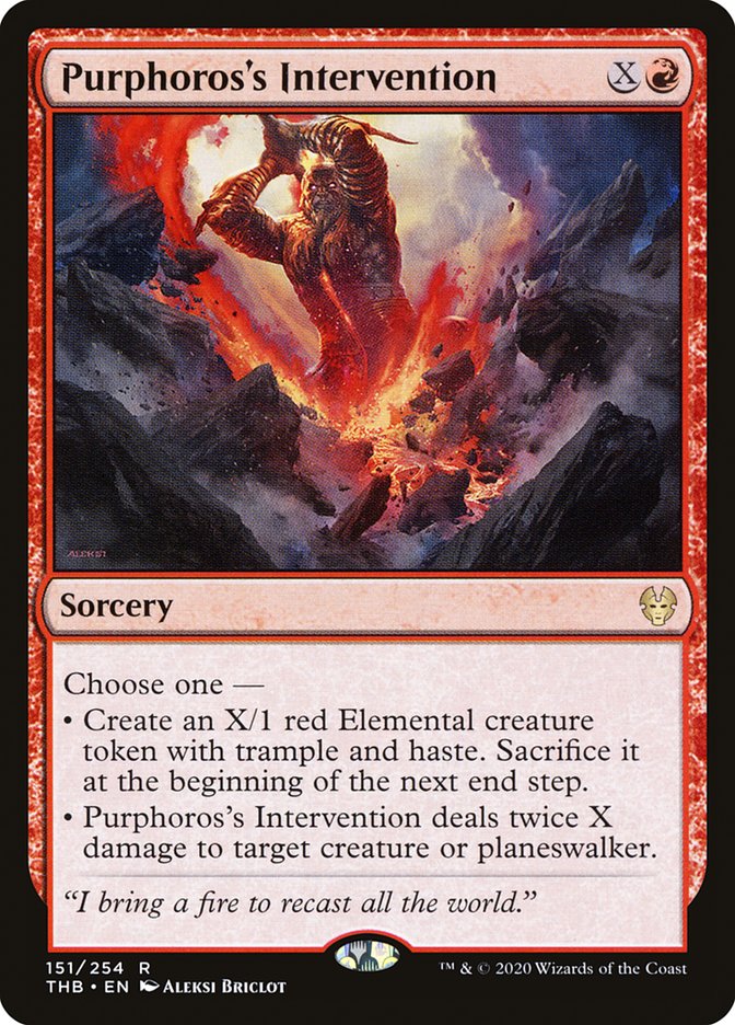 Purphoros's Intervention [Theros Beyond Death] | Pegasus Games WI