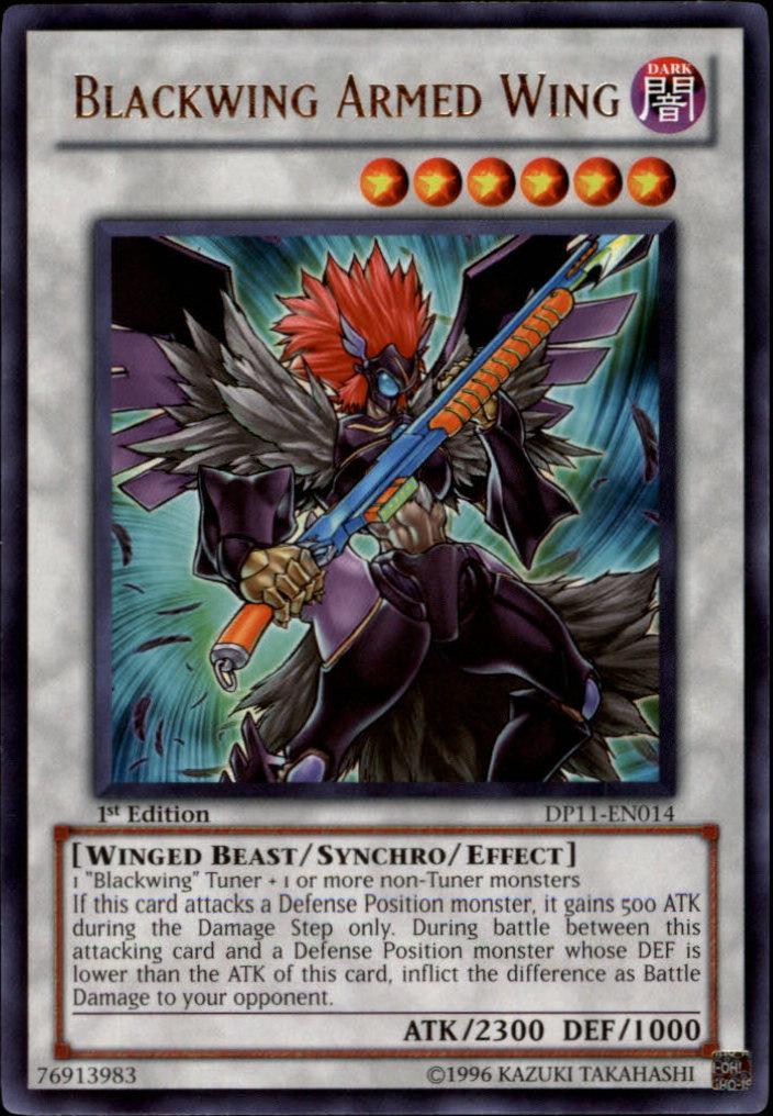 Blackwing Armed Wing [DP11-EN014] Rare | Pegasus Games WI