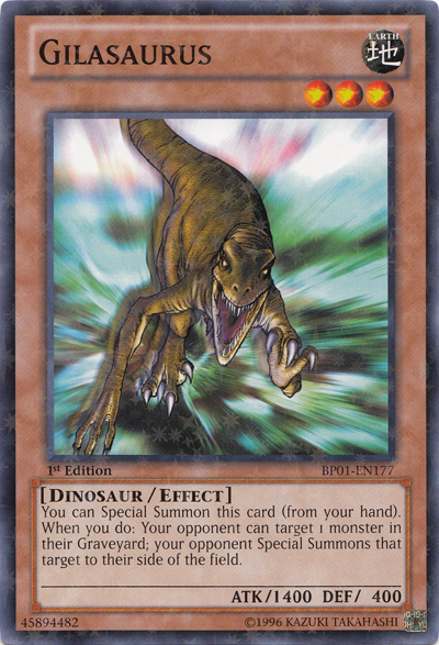 Gilasaurus [BP01-EN177] Starfoil Rare | Pegasus Games WI