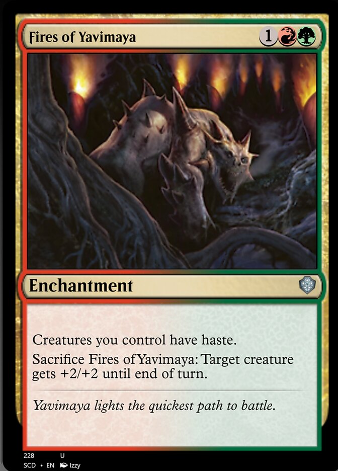 Fires of Yavimaya [Starter Commander Decks] | Pegasus Games WI