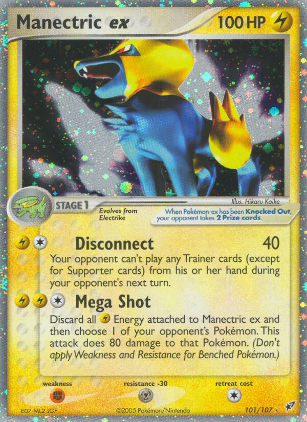 Manectric ex (101/107) [EX: Deoxys] | Pegasus Games WI