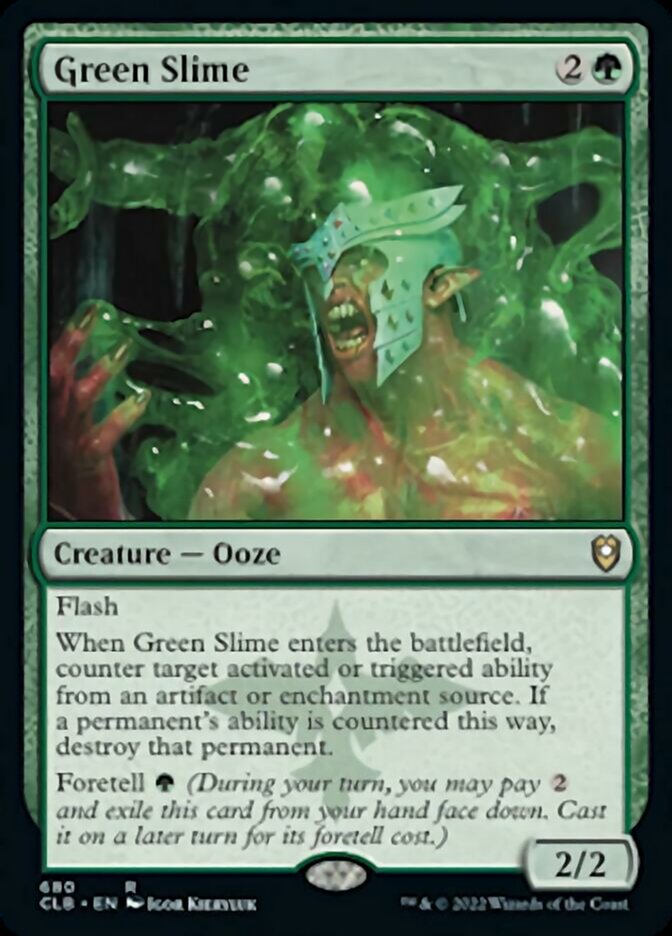 Green Slime [Commander Legends: Battle for Baldur's Gate] | Pegasus Games WI