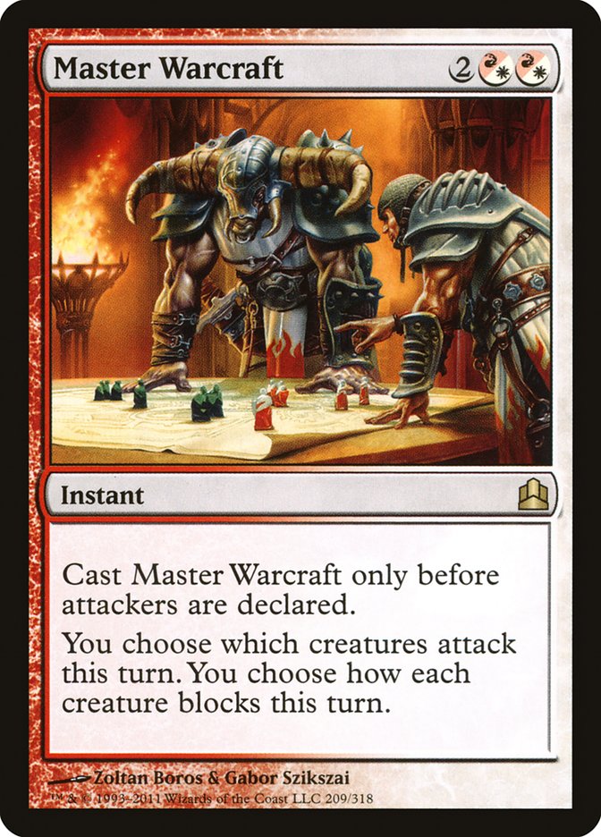 Master Warcraft [Commander 2011] | Pegasus Games WI