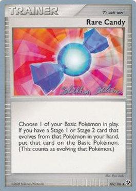 Rare Candy (102/106) (Luxdrill - Stephen Silvestro) [World Championships 2009] | Pegasus Games WI