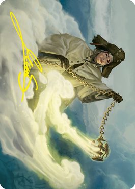 Traveling Minister Art Card (Gold-Stamped Signature) [Innistrad: Crimson Vow Art Series] | Pegasus Games WI