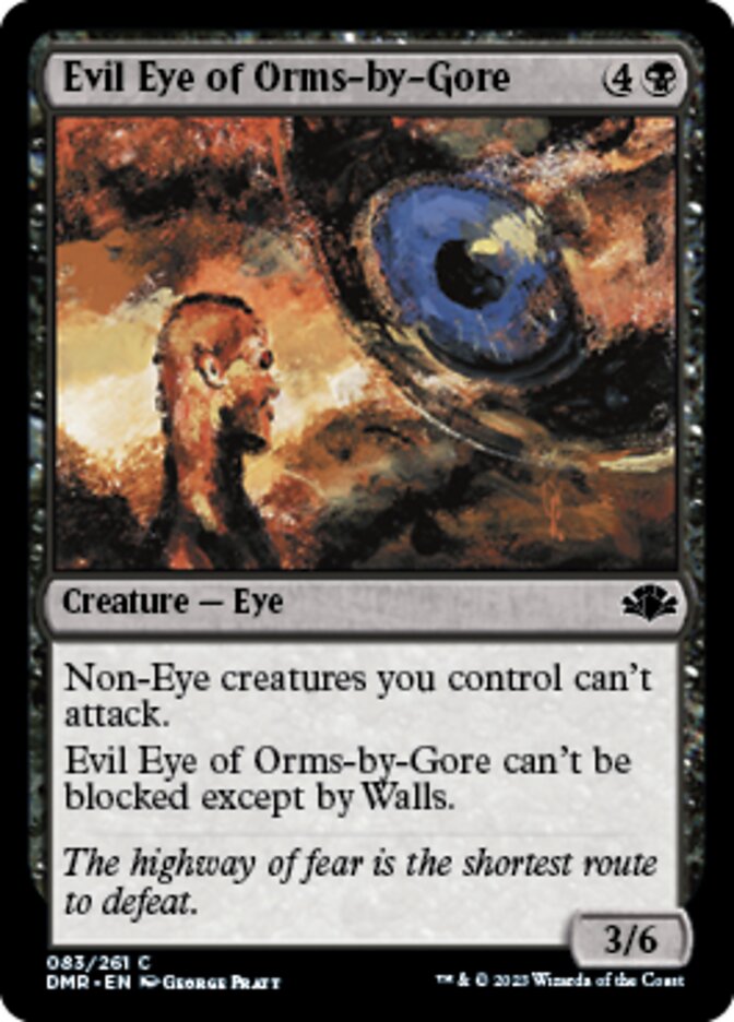 Evil Eye of Orms-by-Gore [Dominaria Remastered] | Pegasus Games WI