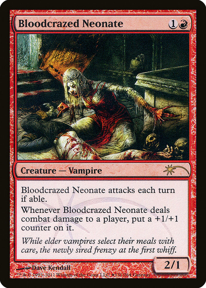 Bloodcrazed Neonate [Wizards Play Network 2011] | Pegasus Games WI