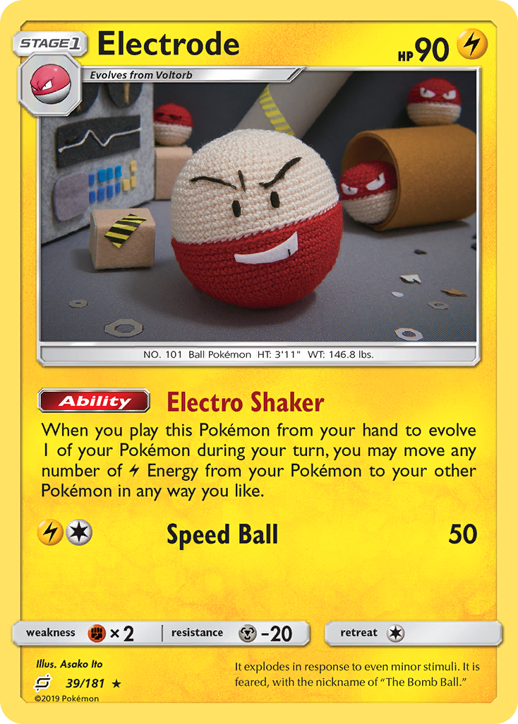Electrode (39/181) [Sun & Moon: Team Up] | Pegasus Games WI