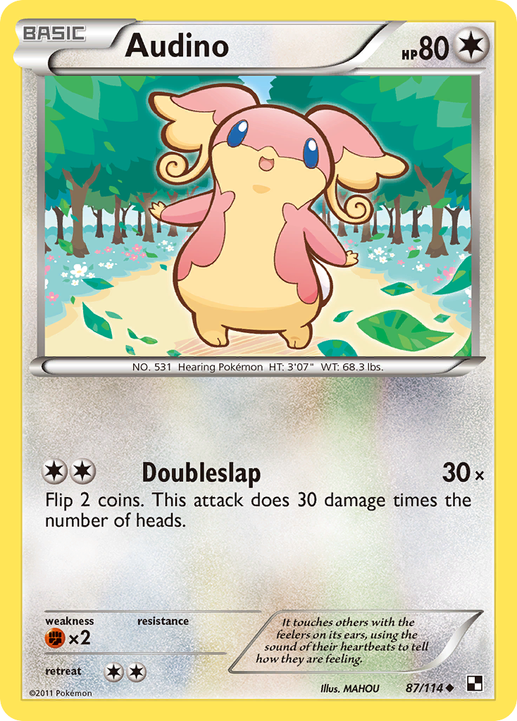 Audino (87/114) [Black & White: Base Set] | Pegasus Games WI