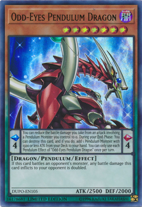 Odd-Eyes Pendulum Dragon [DUPO-EN105] Ultra Rare | Pegasus Games WI