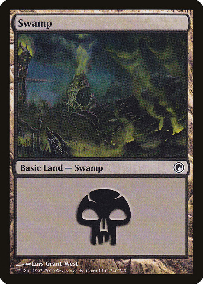 Swamp (240) [Scars of Mirrodin] | Pegasus Games WI