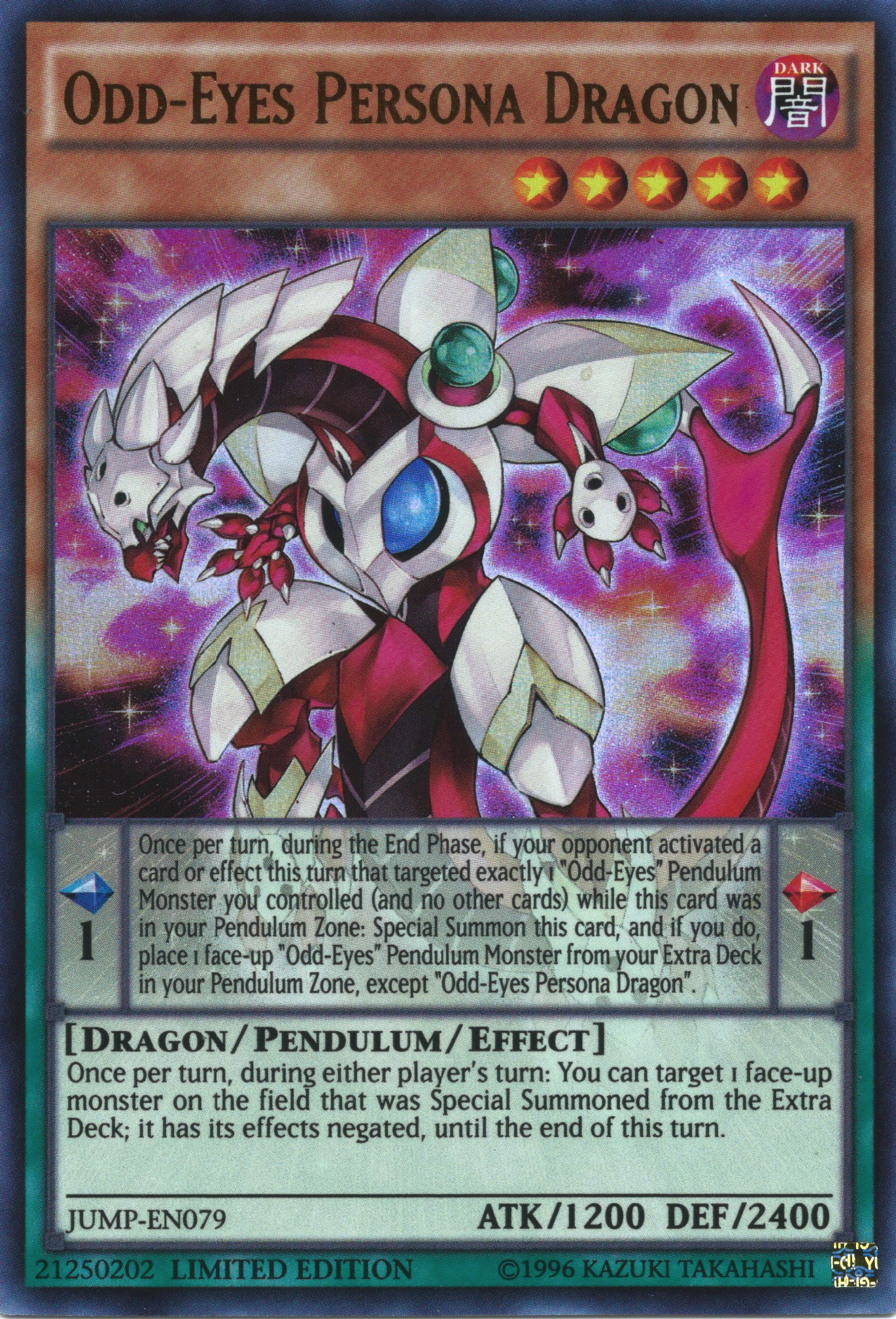 Odd-Eyes Persona Dragon [JUMP-EN079] Ultra Rare | Pegasus Games WI