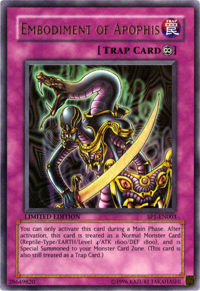 Embodiment of Apophis [SP1-EN003] Ultra Rare | Pegasus Games WI