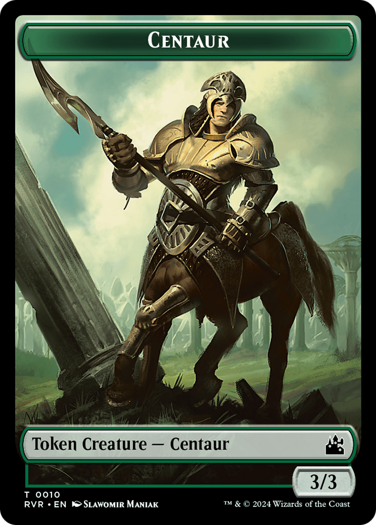 Centaur Token [Ravnica Remastered Tokens] | Pegasus Games WI