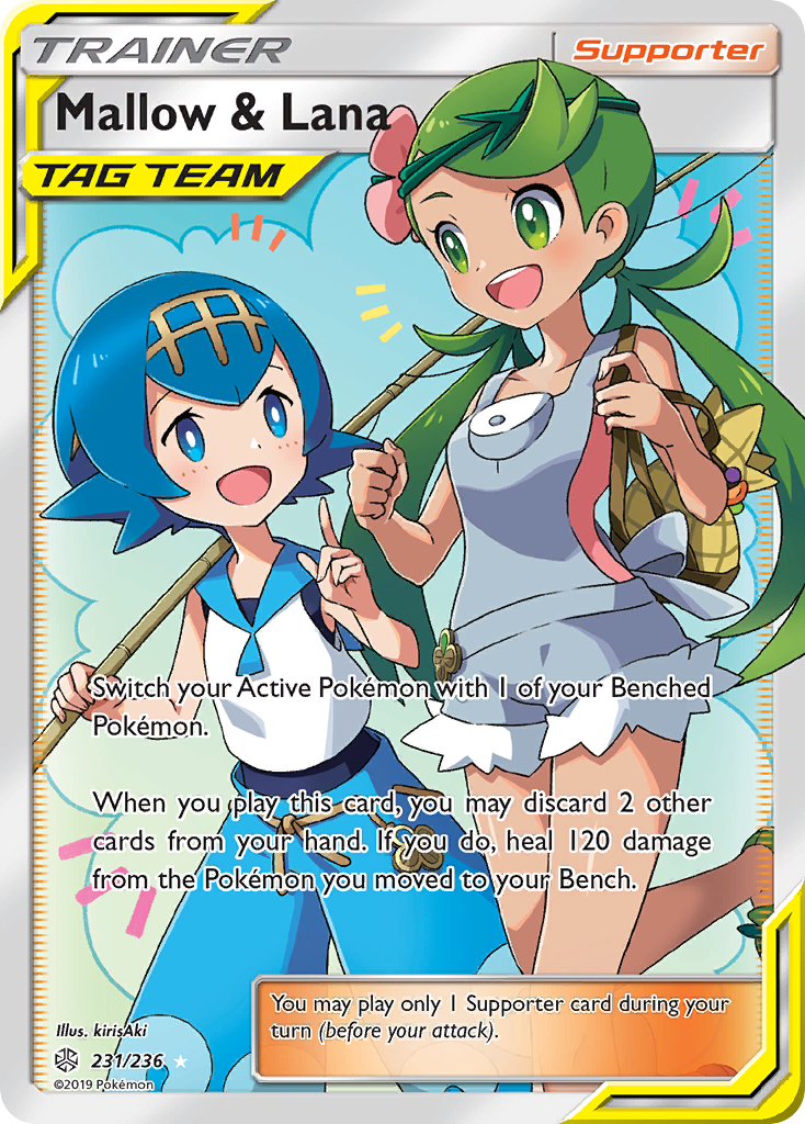 Mallow & Lana (231/236) [Sun & Moon: Cosmic Eclipse] | Pegasus Games WI