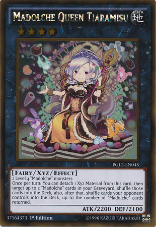 Madolche Queen Tiaramisu [PGL2-EN045] Gold Rare | Pegasus Games WI