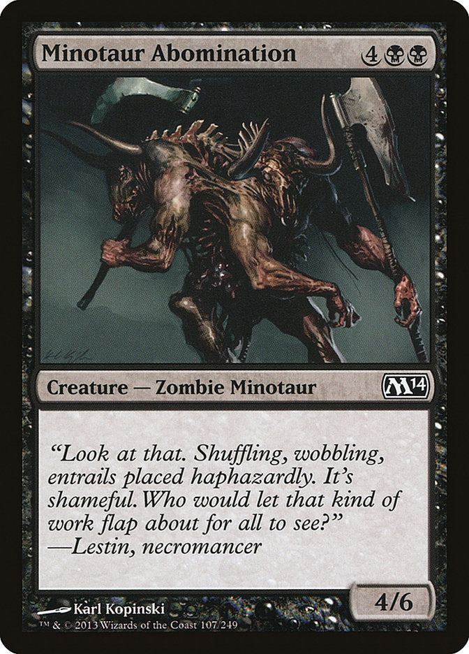Minotaur Abomination [Magic 2014] | Pegasus Games WI