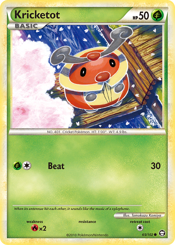Kricketot (65/102) [HeartGold & SoulSilver: Triumphant] | Pegasus Games WI