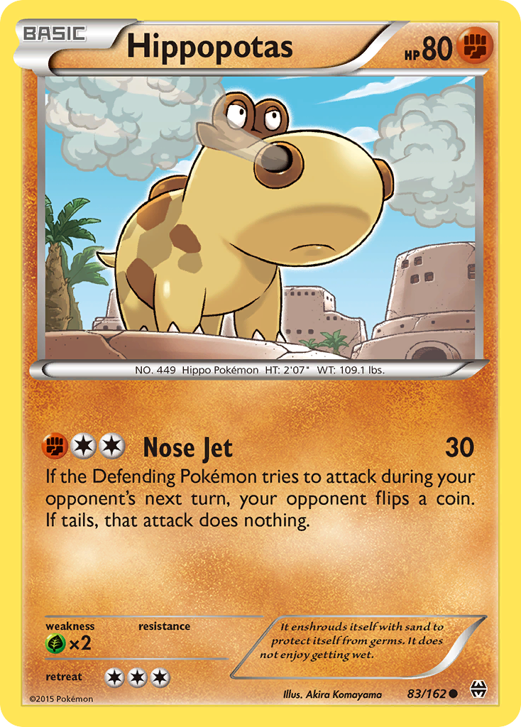 Hippopotas (83/162) [XY: BREAKthrough] | Pegasus Games WI