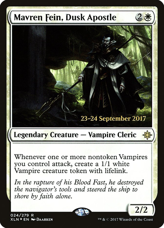 Mavren Fein, Dusk Apostle [Ixalan Prerelease Promos] | Pegasus Games WI
