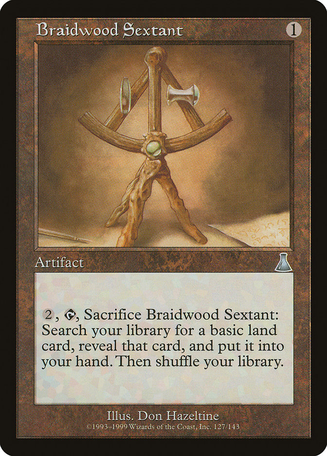 Braidwood Sextant [Urza's Destiny] | Pegasus Games WI