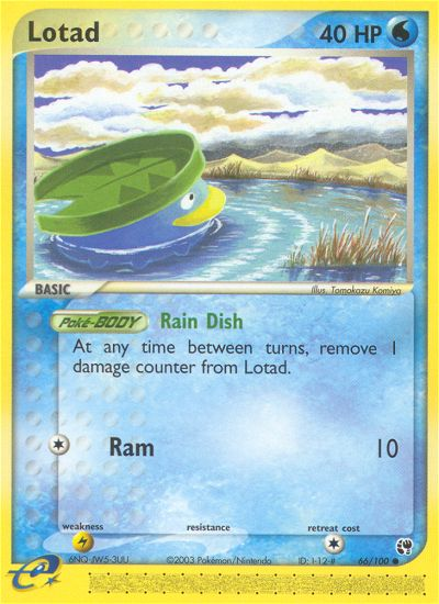 Lotad (66/100) [EX: Sandstorm] | Pegasus Games WI