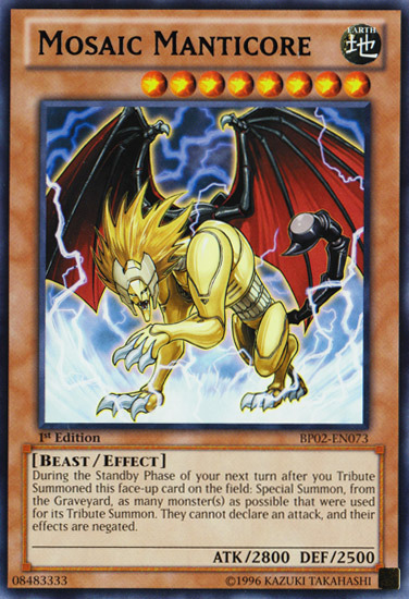 Mosaic Manticore [BP02-EN073] Rare | Pegasus Games WI