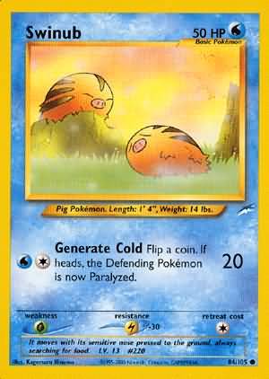 Swinub (84/105) [Neo Destiny Unlimited] | Pegasus Games WI