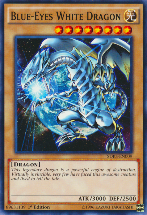 Blue-Eyes White Dragon [SDKS-EN009] Common | Pegasus Games WI