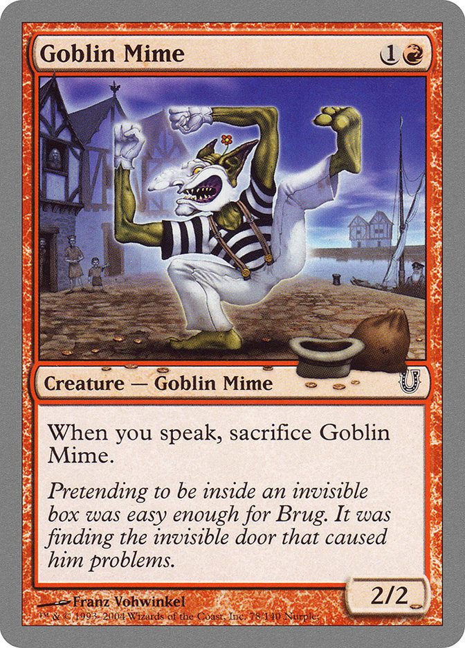Goblin Mime [Unhinged] | Pegasus Games WI