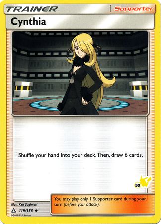 Cynthia (119/156) (Pikachu Stamp #50) [Battle Academy 2020] | Pegasus Games WI