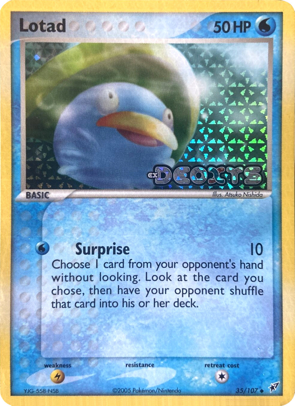 Lotad (35/107) (Stamped) [EX: Deoxys] | Pegasus Games WI