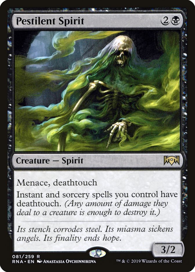 Pestilent Spirit [Ravnica Allegiance] | Pegasus Games WI