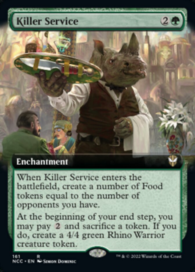 Killer Service (Extended Art) [Streets of New Capenna Commander] | Pegasus Games WI